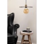 BAILEY - BAI Lampe suspension Set DIY Slim Abat-jour Bronze Antique Douille Retro E27 3M - 143876 – Image 5