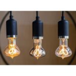 BAILEY - BAI suspension Bari E27 Noir 1.5M Câble Noir 2x0.75 Rosace 60W - 141479 – Image 3