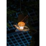 BAILEY - BAI suspension Cork E27 1.5M Câble Noir/Blanc 2x0.75 Rosace Argent 60W - 141482 – Image 3