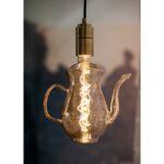 BAILEY - BAI suspension Lyon E27 Alu Bronze 1.5M Câble Noir 2x0.75 Rosace 60W - 141480 – Image 4