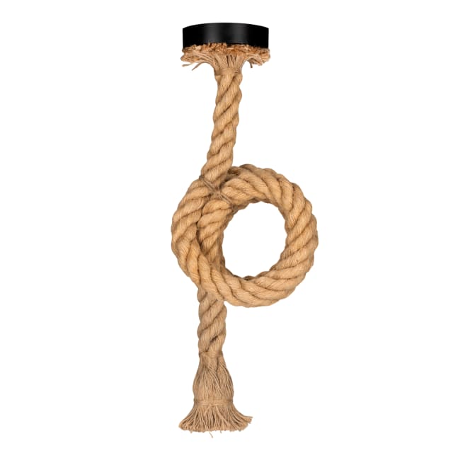 BAILEY - BAI suspension Rope E27 1.5M Câble de Corde 2x0.75 Rosace Noir 60W - 141483 BAILEY - BAI suspension Rope E27 1.5M Câble de Corde 2x0.75 Rosace Noir 60W - 141483