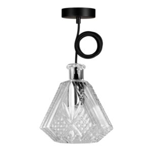 BAILEY - Crystal Pendant Jim E27 Glass 1.5M - 142461