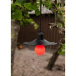 BAILEY - Lampe suspension Extérieur IP44 E27 Noir 5M Câble en caoutchouc 2x1.0mm2 - 143002 – Image 5