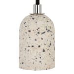 BAILEY - Pendant E27 Terrazzo White 1.5M 2C Black - 142540