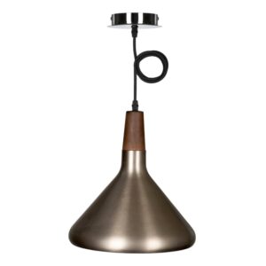 BAILEY - Pendant Paris M E27 Champagne Alu 1.5M - 142266