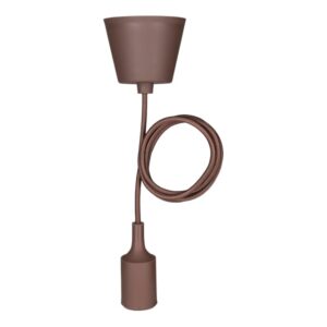 BAILEY - Silicone Pendant E27 Brown 1.5M - 141583