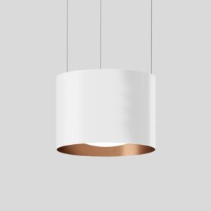 BEGA - Suspension LED 26.7W 3000K 1831lm blanc+cuivre - 50781.6K3