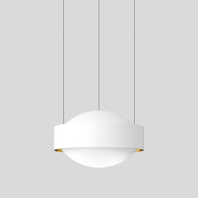 BEGA - Suspension LED 26.7W 3000K 2148lm blanc+laiton - 50787.4K3 BEGA - Suspension LED 26.7W 3000K 2148lm blanc+laiton - 50787.4K3