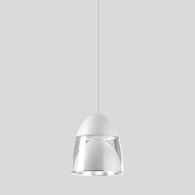 BEGA - Suspension LED 29W 3000K 2150lm verre clair DALI IP20 blanc - 56566.1K3 BEGA - Suspension LED 29W 3000K 2150lm verre clair DALI IP20 blanc - 56566.1K3