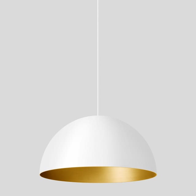 BEGA - Suspension LED 30W 3000K 2280lm blanc satiné + laiton mat DALI - 50997.4K3 BEGA - Suspension LED 30W 3000K 2280lm blanc satiné + laiton mat DALI - 50997.4K3