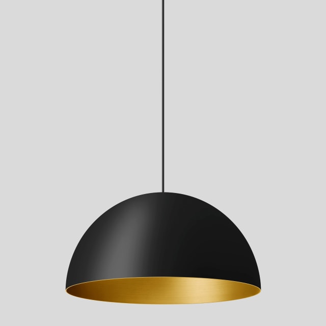 BEGA - Suspension LED 30W 3000K 2280lm noir satiné + laiton mat DALI - 50994.4K3 BEGA - Suspension LED 30W 3000K 2280lm noir satiné + laiton mat DALI - 50994.4K3