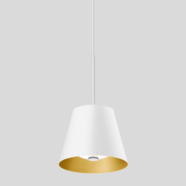 BEGA - Suspension LED 38W 3000K 2223lm blanc+laiton - 50758.4K3 BEGA - Suspension LED 38W 3000K 2223lm blanc+laiton - 50758.4K3