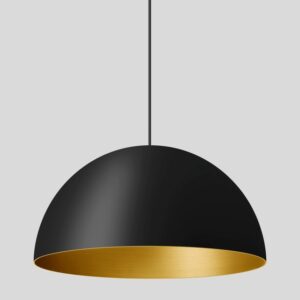 BEGA - Suspension LED 48W 3000K 3050lm noir satiné + laiton mat DALI - 50995.4K3