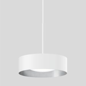 BEGA - Suspension LED 48W 3000K 3100lm blanc satiné + alu mat DALI - 51006.2K3