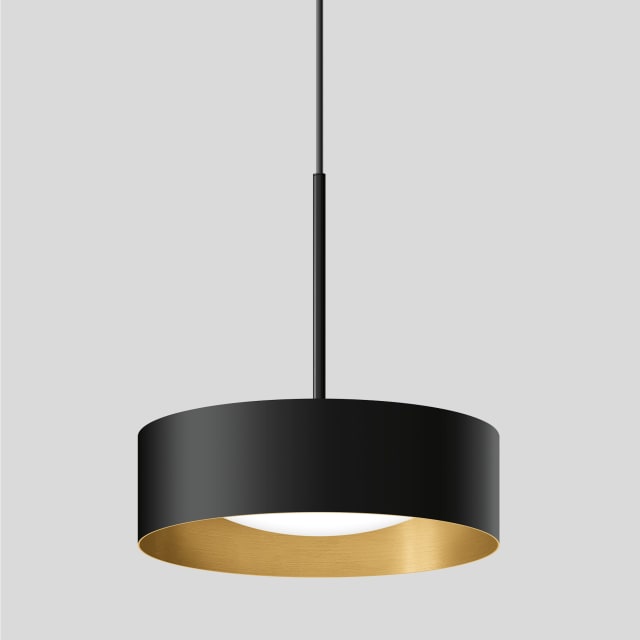 BEGA - Suspension LED 48W 3000K 3100lm noir satiné + laiton mat DALI - 51002.4K3 BEGA - Suspension LED 48W 3000K 3100lm noir satiné + laiton mat DALI - 51002.4K3
