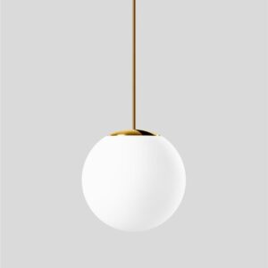BEGA - Suspension LED 58.3W 4000K 6348lm verre opale laiton - 50827.4K4