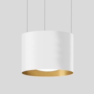 BEGA - Suspension LED 60W 3000K 4507lm blanc+laiton - 50782.4K3