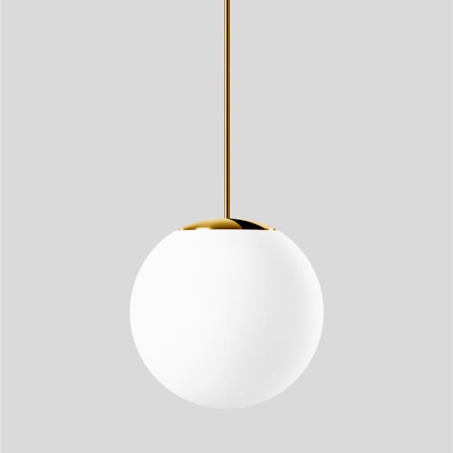 BEGA - Suspension LED 65W 3000K 7154lm verre opale laiton - 50828.4K3 BEGA - Suspension LED 65W 3000K 7154lm verre opale laiton - 50828.4K3