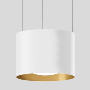 BEGA - Suspension LED 96W 3000K 6497lm blanc+laiton - 50783.4K3