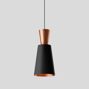 BEGA - System pendant 18W 3000K velvet black-copper brass excl canopy - 51226.6K3