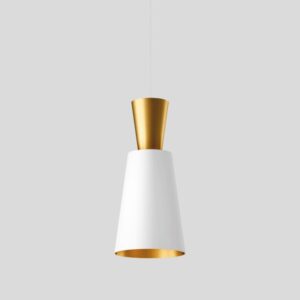 BEGA - System pendant 18W 3000K velvet white-matt brass excl canopy - 51224.4K3