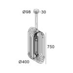 DELTA LIGHT - Soiree SC 4075 E27 FG - 24011 0000 FG – Image 2