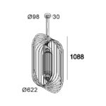 DELTA LIGHT - Soiree SC 6210 E27 opal B - 24015 0000 B – Image 2