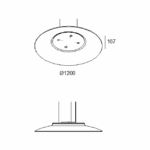 DELTA LIGHT - ZOOVER 4CLIP 120 LIGHT GREY DIM5 - 28215 0005 – Image 2