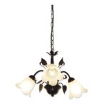 FANTASIA - ASPER - 3x E14 - acier / verre - max 40W - dia 540mm x 400-870mm - noir / blanc - 3403304