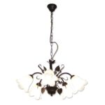 FANTASIA - ASPER - 5x E14 - acier / verre - max 40W - dia 620mm x 400-870mm - noir / blanc - 3403305