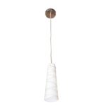 FANTASIA - GYLIA - 1x E27 - acier / verre - 83mm x 1200mm - acier brossé / verre blanc - 3410085
