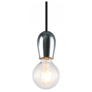 FANTASIA - KOBAR - 1x E27 - max 60W - dia 100mm x 3000mm - noir / chromé - 3416220
