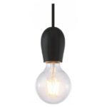 FANTASIA - KOBAR - 1x E27 - max 60W - dia 100mm x 3000mm - noir / noir - 3416230