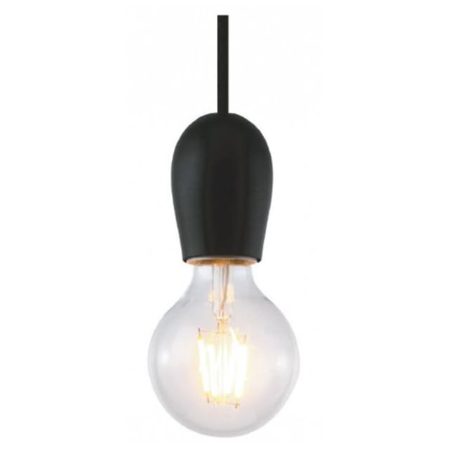 FANTASIA - KOBAR - 1x E27 - max 60W - dia 100mm x 3000mm - noir / noir - 3416230 FANTASIA - KOBAR - 1x E27 - max 60W - dia 100mm x 3000mm - noir / noir - 3416230