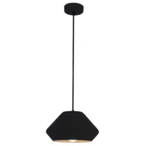 FANTASIA - KONO pendule - E27 - max 60W - acier - dia 240mm x 1377mm - noir / blanc - 3432071