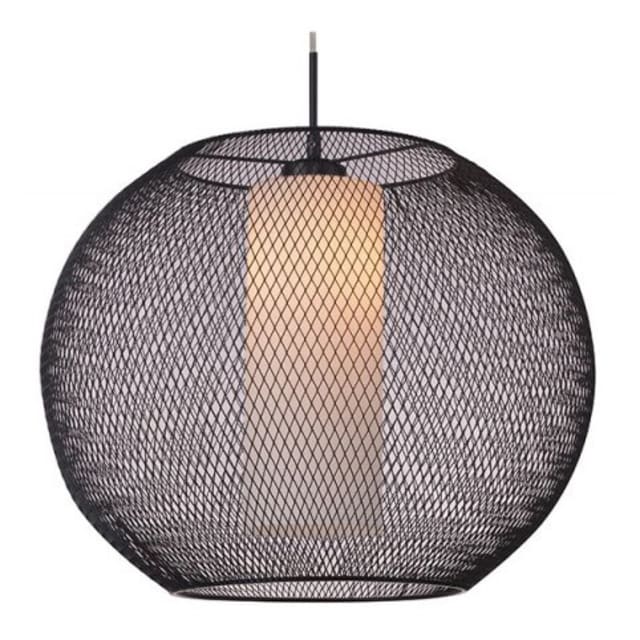 FANTASIA - LUNKI - 1x E27 - acier / verre - max 60W - d 500mm x 1200mm - noir / verre blanc - 3410117 FANTASIA - LUNKI - 1x E27 - acier / verre - max 60W - d 500mm x 1200mm - noir / verre blanc - 3410117