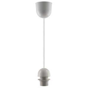 FANTASIA - NINA pendule - 1x E27 - PVC - max 60W - 100mm x 1320mm - blanc - 2716909