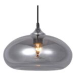 FANTASIA - NISMO - 1x E27 - acier / verre - max 60W - dia 300mm x 1200mm - noir / gris fumé - 3416215