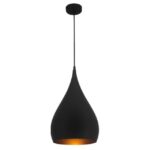 FANTASIA - RONIN - 1x E27 - acier - max 60W - dia 250mm x 1555mm - noir mat / or - 3432021