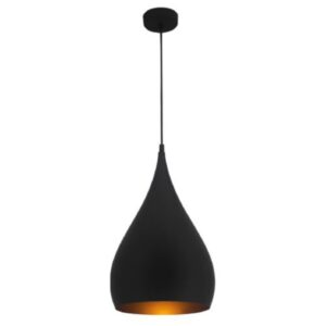 FANTASIA - RONIN - 1x E27 - acier - max 60W - dia 250mm x 1555mm - noir mat / or - 3432021