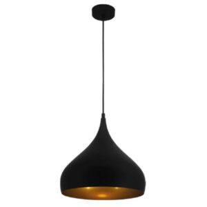 FANTASIA - RONIN - 1x E27 - acier - max 60W - dia 320mm x 1525mm - noir mat / or - 3432011