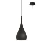 INDIGO - DROP 360 E27 MAX40W LED/CLA/ECO NOIR MAT - KI00116