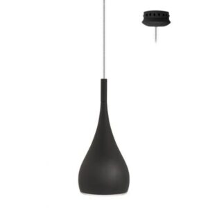 INDIGO - Drop susp. PM 230V E27 40W noir mat - KI00116_