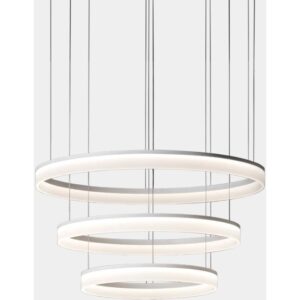 LEDS-C4 - Circ suspension 1512x LED 89W 3000K 8544lm blanc mat - 00-3649-BW-M3