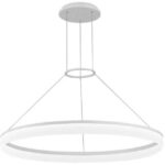 LEDS-C4 - Circ suspension 504 x led refond 31W 3000K 3441lm IP20 blanc mat - 00-0642-BW-M3