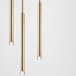 LEDS-C4 - PENDANT CANDLE TRIPLEX 3 X LED 9.4 SATIN GOLD - 00-6021-27-27 – Image 2