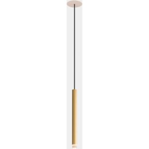LEDS-C4 - Pendant Candle 1 Body Recessed LED 3.2W 169lm 2700K Gold - 00-6018-27-27