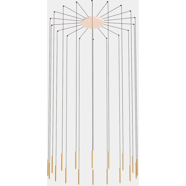 LEDS-C4 - Pendant Candle 18 Bodies LED 56.7W 3038lm 2700K 0-10V White - 00-6666-14-27 LEDS-C4 - Pendant Candle 18 Bodies LED 56.7W 3038lm 2700K 0-10V White - 00-6666-14-27