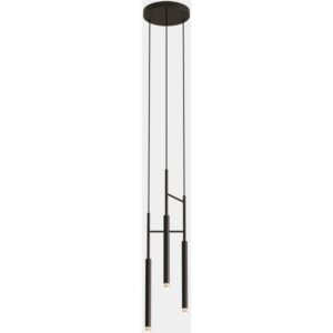 LEDS-C4 - Pendant Candle Triplex LED 9.4W 506lm 2700K PHASE CUT Black - 00-6021-60-60