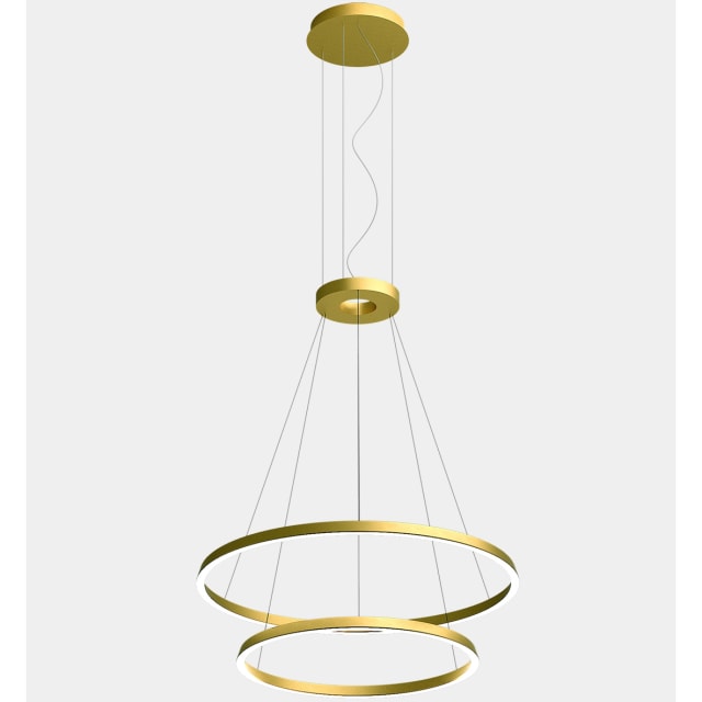 LEDS-C4 - Pendant Circular Downward 2 Rings (ø900 ø600) LED 77.3W 4000K DALI Gold - CS4N-00X9AZDUEF LEDS-C4 - Pendant Circular Downward 2 Rings (ø900 ø600) LED 77.3W 4000K DALI Gold - CS4N-00X9AZDUEF